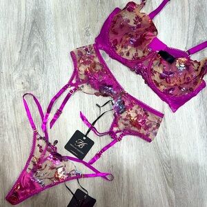 Honey Birdette “ Whitney Rainbow “ Set